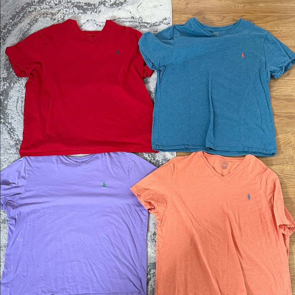 Polo by Ralph Lauren Kids' Red, Blue, Purple, and Orange Tees